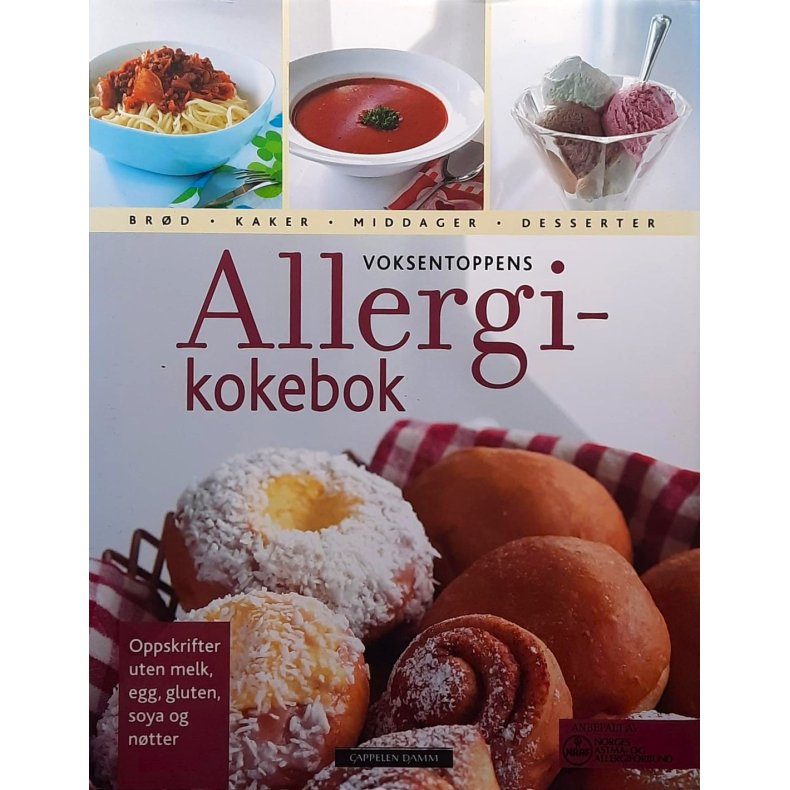 Voksentoppens allergikokebok (Innbundet)
