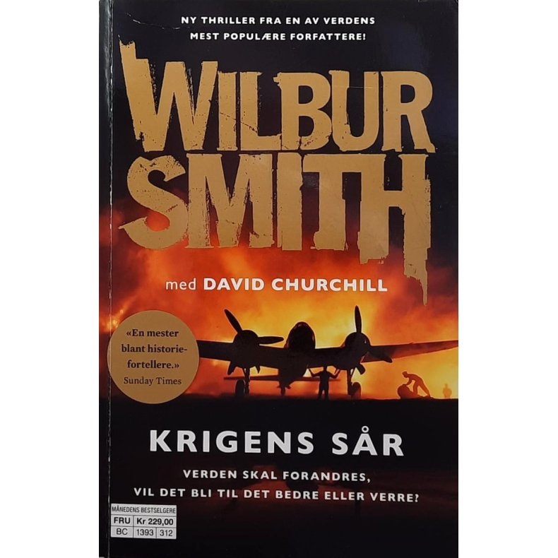 Wilbur Smith med David Churchill - Krigens sr (Heftet)