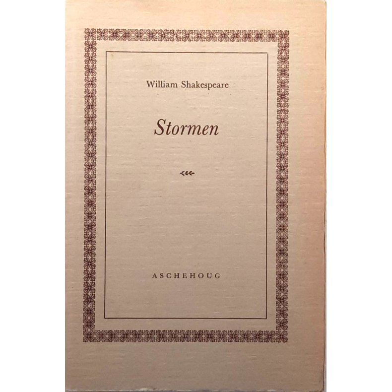 William Shakespeare - Stormen - Heftet