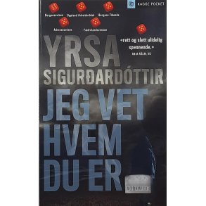 Yrsa Sigurdardottir - Jeg vet hvem du er (P)